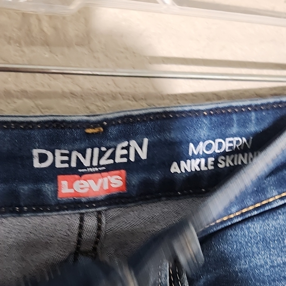 Levis Denizen Jeans Womens Size 4 Modern Ankle Skinny Blue Denim size 27 - Picture 2 of 12
